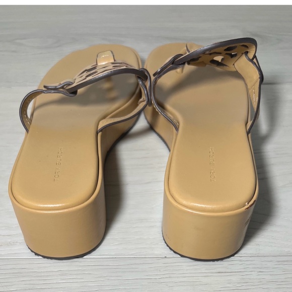 Tory Burch - Miller Platform Wedge Flip Flop Sz 8 - Picture 8 of 12